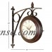 Mtl Wall 2 Side Clock 15-Inch W, 20-Inch H   556343837